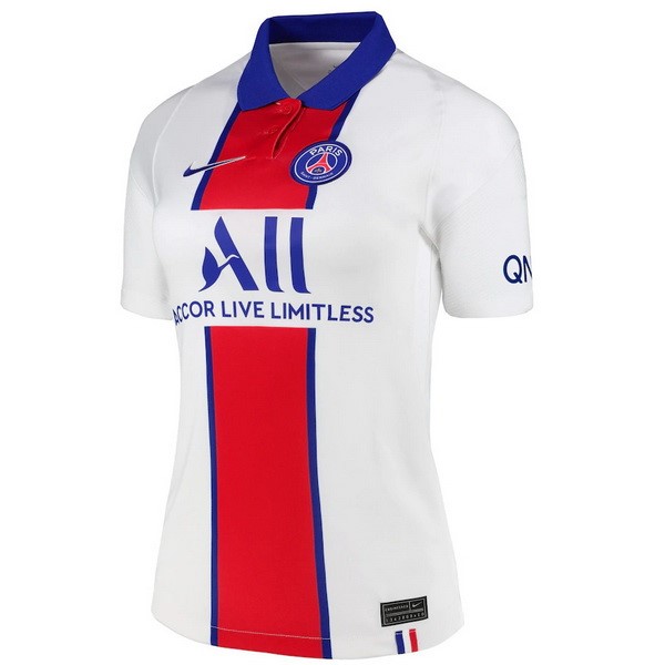 Maglia Paris Saint Germain Away Donna 20/21 Bianco